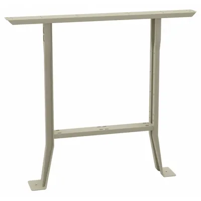 TENNSCO Flared Leg: Fixed Ht, Flared Leg, 3 1/2 in Overall Wd, 36 in Overall Dp - Tennsco Workbench Legs