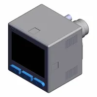 SMC High Precision Pressure Switch: 6 mm Port Size, 1 Output/2 Output NPN/PNP Open Collector, 2M (MPN ZSE20B-R-M-C6L-W)