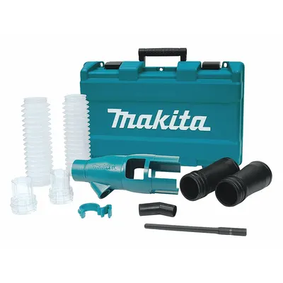MAKITA Dust Extraction Tool Attachment: On-Tool, Separate Vacuum, 2 in Max. Dia - On-Tool Vacuum Attachments