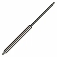 Gas Spring: M6x1.0 Thread Size, 6 11/16 in Ext Lg, 9 lbf Force, End Fittings Not Included (MPN MSC02000030118S)
