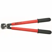 KNIPEX Insulated Cable Cutter: Plastic Handle, Shear, For 1 1/16 in Max Dia Aluminum Electric Cable (MPN 95 17 500)