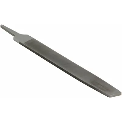 WESTWARD Mill File: Rectangular, Bastard Cut, 12 in Lg without Tang, 1 3/16 in Wd - Tapered Single-Cut Rectangular Files