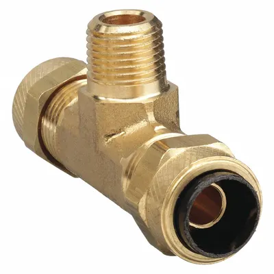 PARKER Creep-Resistant Self-Aligning Brass Compression Fitting - Creep-Resistant Self-Aligning Brass Compression Fittings