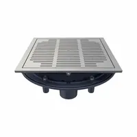 This promenade deck roof drain is constructed with a cast iron body and bronze components. It includes a rotatable frame and features a No Hub connection. Designed for use on pedestrian-traffic roof surfaces to collect and direct rainwater into the plumbing system
