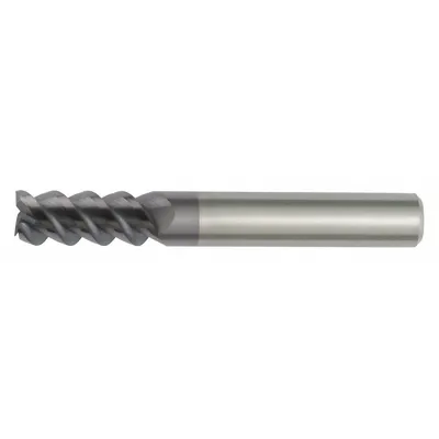 WIDIA HANITA Square End Mill: Carbide, TiAlN Coated, 3 Flute, 8 mm Mill Dia, 19 mm LOC - Carbide Square End Mills for Steel & Cast Iron