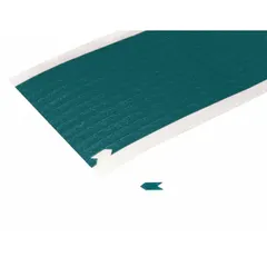This paper arrow tape is used for inspection and identification marking in industrial facilities. The fluorescent green arrows indicate direction, location, or status on equipment and components. Each arrow measures 3/16 in long by 1/8 in wide, and the tape withstands temperatures up to 425°F. Supplied on a continuous roll.