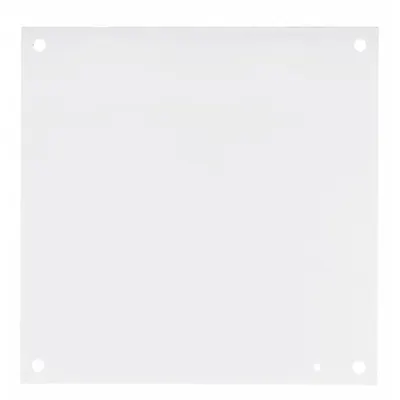 WIEGMANN Interior Panel: Back Panel Panel, 17 in Overall Ht, 17 in Overall Wd, Steel - Interior Mounting Panels