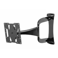 PEERLESS Ceiling Plate: Wall, For 32 in to 50 in Screens, Max. 60 lb, Fixed, 5° Down, 15° Up, Black (MPN SUA740P)