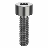 Socket Head Cap Screw: 1/4"-20 Thread Size, 7/8 in Lg, Std, Plain, Stainless Steel, 18-8 (MPN ZSQ60114C14)
