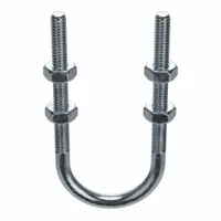Standard U-Bolt: 1/4"-20 Thread Size, For Pipe Size 1 in, 3 7/16 in Inside Ht, Steel, 5 PK (MPN U17273.025.0100)
