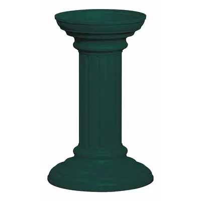 SALSBURY INDUSTRIES Pedestal: Aluminum, Powder Coated, Green, Bolt Mounted - Mailbox Pedestals