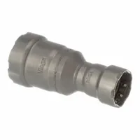 VIEGA MEGAPRESS Crimp Fitting: 1 in Pipe x 1/2 in Pipe Size, Press-fit x Press-fit, Carbon Steel (MPN 25936)