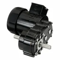 DAYTON AC Gearmotor: Inline, Dual Output Shafts, PSC, TEFC, 6.5 RPM, 1,100 in-lb Max Torque, CW/CCW
