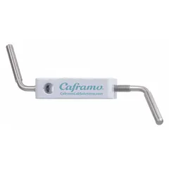 This 2-prong lab clamp is made of zinc aluminum alloy. It is used to secure stirrers or other apparatus to support stands in laboratory settings.