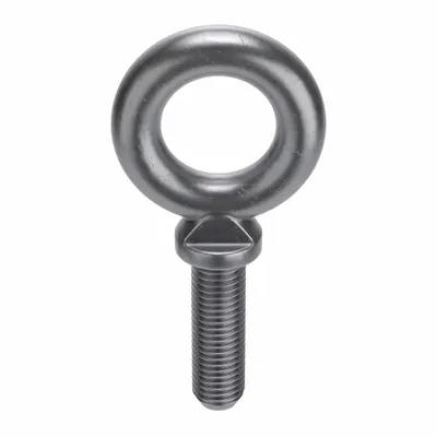 KEN FORGING Machinery Eye Bolt: With Shoulder, Steel, Plain, M24x3.00 Thread Size - Machinery Eye Bolts with Shoulder