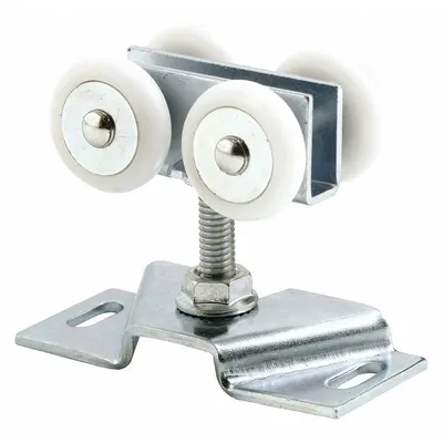 PRIME-LINE N 7449 Hanging Door Roller, 2 7/16 in Lg, 3 3/4 in Wd, 1 PR - Hanging Door Rollers