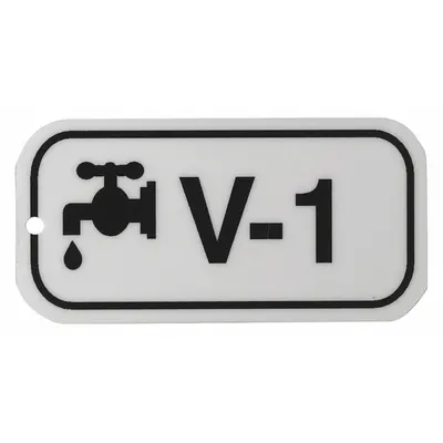 BRADY V-1 Lockout Tag, No Header, Polystyrene, English, Plastic - Safety
