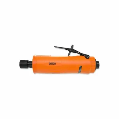 DOTCO Die Grinder: Straight Tool, 0.09 hp Horsepower, 18,000 RPM Max. Speed - Air-Powered Straight Die Grinders