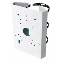 Aluminum pole adapter in ivory finish for mounting Transcendent series equipment. Includes mounting hardware and uses screw attachment for secure installation on poles. Suitable for outdoor or industrial environments where corrosion resistance is required
