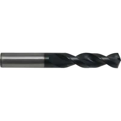 CLEVELAND Screw Machine Drill Bit: 1/2", 135° Split Point, TiAlN-Coated Cobalt - Cobalt Screw-Machine Length Drill Bits for Deep Hole-Drilling