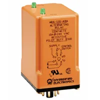 ATC DIVERSIFIED ELECTRONICS Alternating Relay: ARA Series, 120V AC, SPDT, Square, Panel Mounting (MPN ARA120ABA)