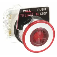 SCHNEIDER Mushroom Head Push Button: Non-Illuminated, Mushroom Head Profile, Non-Metallic, 30 mm (MPN 9001KR9RH13)