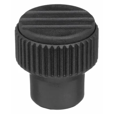 KIPP Knurled Knob with Threaded Hole - Knurled Knobs with Threaded Hole