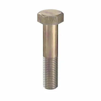 LINDSTROM Hex Head Cap Screw: Steel, Class 10.9, Zinc Yellow, M16, Metric, 75 mm lg - Class 10.9 Steel Hex Head Cap Screws
