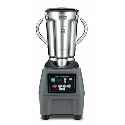 WARING COMMERCIAL Food Blender with Timer: 128 oz Capacity, 3 1/4 hp Horsepower, 3 Speeds - Ultra Heavy-Duty Food & Beverage Blenders