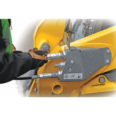 FISHER Quick Coupler Kit: Quick Coupler Kit, Steel, Black, Skid Steers, 77500 - Blade Edges & Kits