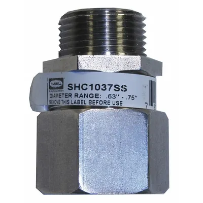 HUBBELL WIRING DEVICE-KELLEMS Straight Metallic Cable Grip - Straight Metallic Cable Grips
