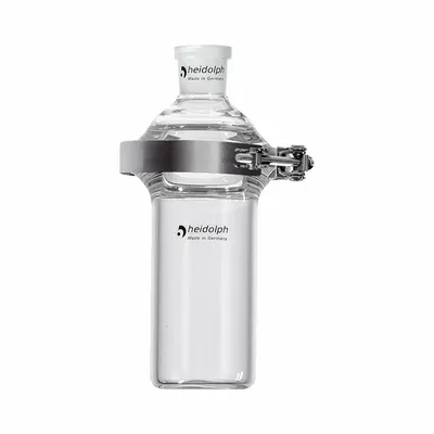 HEIDOLPH Glass Boiling Flask, 1500 mL, Round, Colorless, 24/40 Stopper - Glass Boiling Flasks