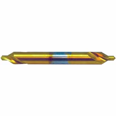 KEO Center Drill: Plain Type, #4, 82°, 4 in Overall Lg - Plain-Tip Center Drills