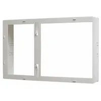 EDWARDS SIGNALING Trim: Wall, Flush Mount Mounting, 2 3/10 in Overall Dp, 9 in Overall Ht, White (MPN WG4WTS)