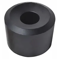 Hammer Tip: Soft, Rubber, 2 in Dia, Press Fit, Soft, Compatible with 704C94, Vaughan, RM24TB
