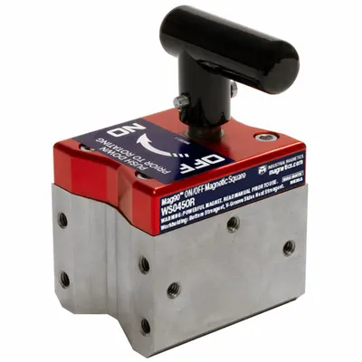 MAG-MATE Magnetic Welding Square: 90° - Switchable Magnetic Welding Squares
