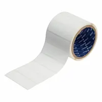 Pre-Cut Label Stock Roll: 1 in x 3 in, Acrylic, Permanent Adhesive, 1,050 Labels, J4000, Permanent (MPN J40-18-2550)