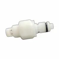 Quick Connection Insert: Insert, 1/16 in Pipe Size, Barbed x Barbed, Acetal, White (MPN PMCD2201)