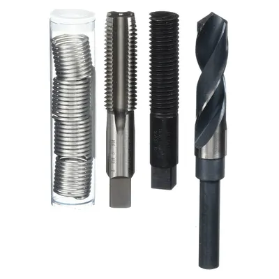 HELI-COIL 5528-24 Thread Repair Kit, Free-Running, 1 1/2"-12, Stainless Steel - Insert & Tool Kits