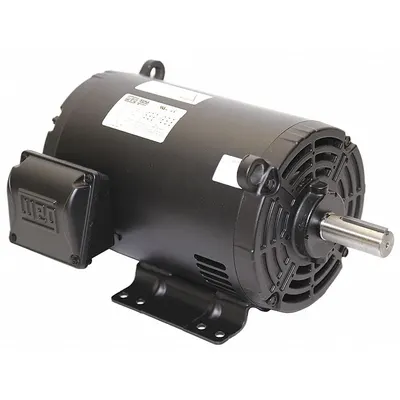 WEG General Purpose Motor: Rigid Base Mount, Open Drip Proof, 7 1/2 hp, 230/460V AC - Rigid Base 3-Phase General Purpose AC Motors