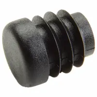 OTTO GANTER Tube End Plug: MT12-RTUBECAP-P, Plastic, 12 mm Lg x 12 mm Wd x 14 1/2 mm Ht x 12 mm Dia