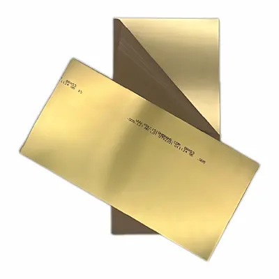 PRECISION BRAND Shim Stock: 12 in Shim Lg, 6 in Shim Wd, 0.031 in Thick, Brass, Grade 260 - Shim Stock Sheets