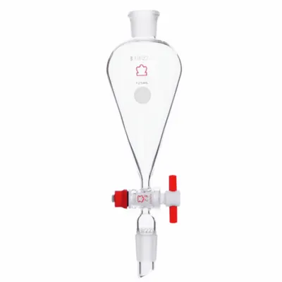 OEM APPROVED VENDOR Separatory Funnel, Borosilicate Glass, 125 mL, 19 mm, Colorless - Separatory Funnels