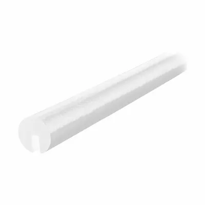 KNUFFI Edge Guard: Polyurethane Foam, Round Shape, 197 in Overall Lg, 0.6 in Overall Thick - Edge Protectors