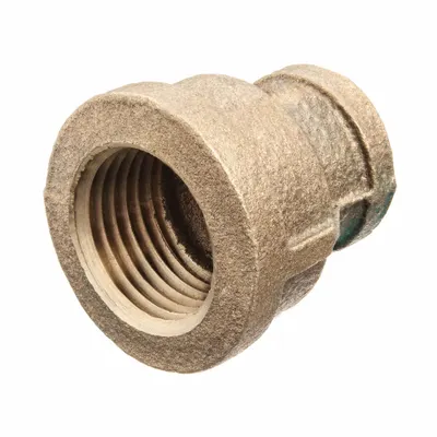 OEM APPROVED VENDOR 4 in x 3 in Brass Class 125 Coupling, 200 psi - Threaded Low-Pressure Pipe Fittings for Potable Water