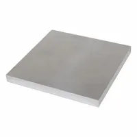 Hot-rolled carbon steel plate, A36 grade, 1 in thick with 8 in x 8 in nominal width and length. No heat treatment. Thickness tolerance ±0.002 in. Includes material certificate with lot number. Used for structural fabrication, jigs, fixtures, and precision machining in industrial equipment and support brackets