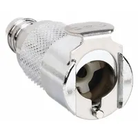 Quick Connection Coupling: Straight, 1/4 in ID Size, Barbed, Brass, 2 in Overall Lg (MPN LCD17004)