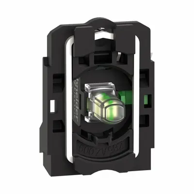 SCHNEIDER ZB5AW0G11 Contact & Light Block Assembly, 1NO, White LED, 110-120V AC - Contact & Light Block Assemblies
