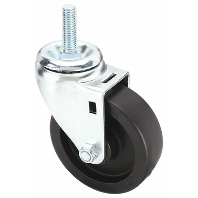 OEM Stem Caster: Swivel - Standard Threaded Stem Casters