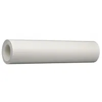 UHMW slick surface tape with acrylic adhesive on a transparent polyethylene film backing. Used to reduce friction on chutes, guides, and conveyor beds in material handling and packaging lines. 11.8 mil thickness, 5 yards length